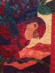 Detail, "Parrot's Paradise" by Judy Woodworth