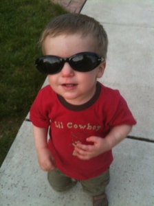 Ronan in sunglasses